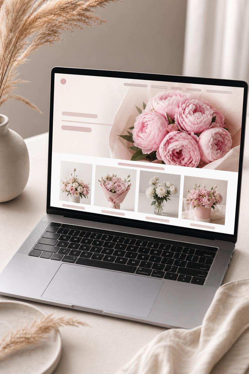 Boutique floral — Diseño Web